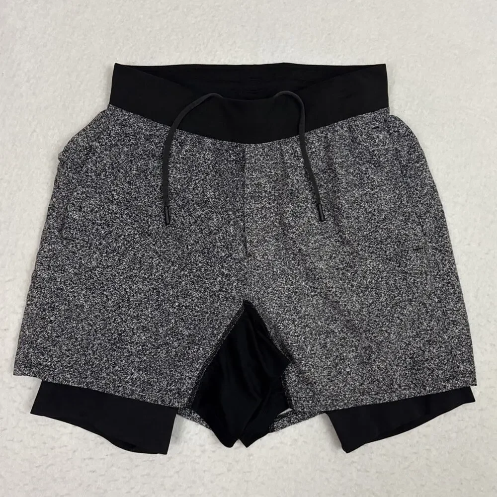 Lululemon T.H.E. Short Mens Small 9” Mercury Deep Coal Luxtreme Lined Training